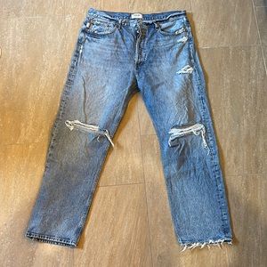 AGOLDE ‘90s Distressed Straight Leg Jean